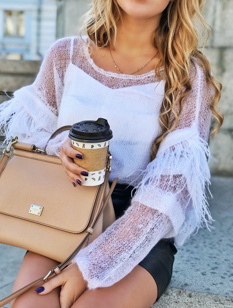 Sweater ASHLEY white